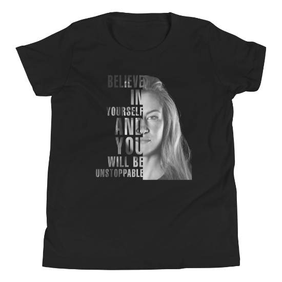 Picture of Miesha Tate "Believe" Youth Short Sleeve T-Shirt
