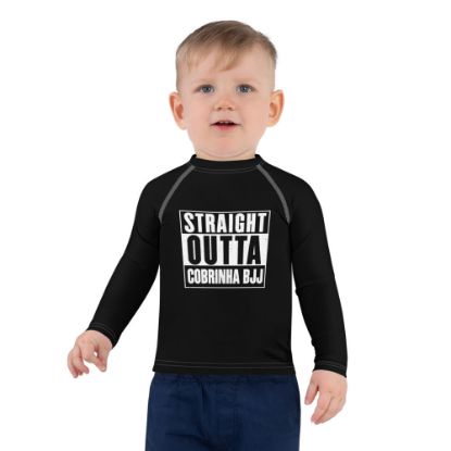 Picture of Kids Rash Guard - Straight Outta Cobrinha