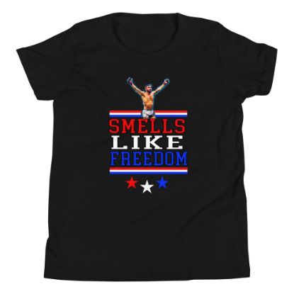 Picture of Kid Kvenbo - Smells Like Freedom - Youth Short Sleeve T-Shirt