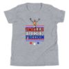 Picture of Kid Kvenbo - Smells Like Freedom - Youth Short Sleeve T-Shirt