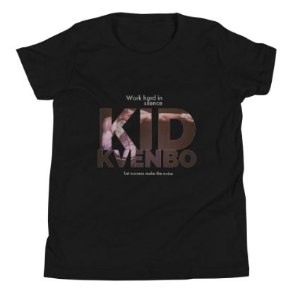 Picture of Kid Kvenbo - Work Hard - Youth Short Sleeve T-Shirt