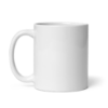 Picture of Kid Kvenbo - Aqui Tamos - White glossy mug