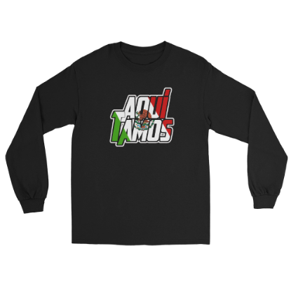 Picture of Kid Kvenbo - Aqui Tamos - Men’s Long Sleeve Shirt