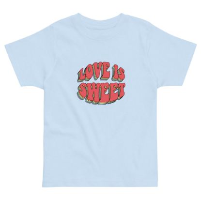 Picture of Love Is Sweet Toddler Tee